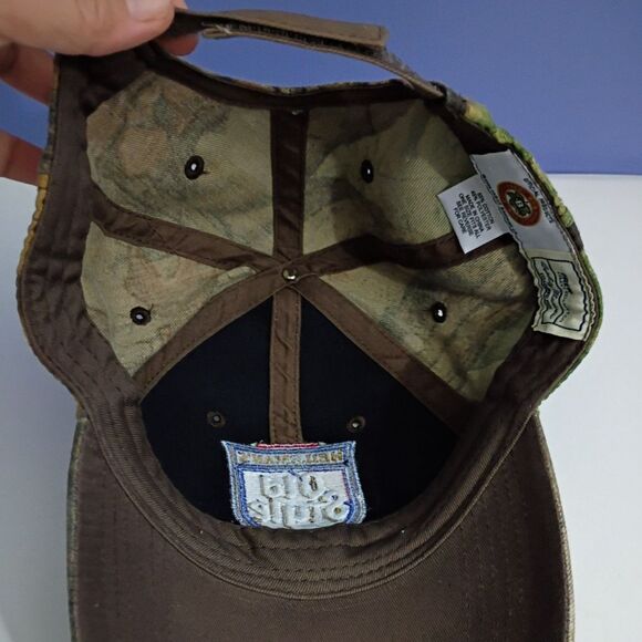 Heileman's Old Style Beer Forest Camo Baseball Hat Adjustable PBR Pabst - Picture 5 of 8